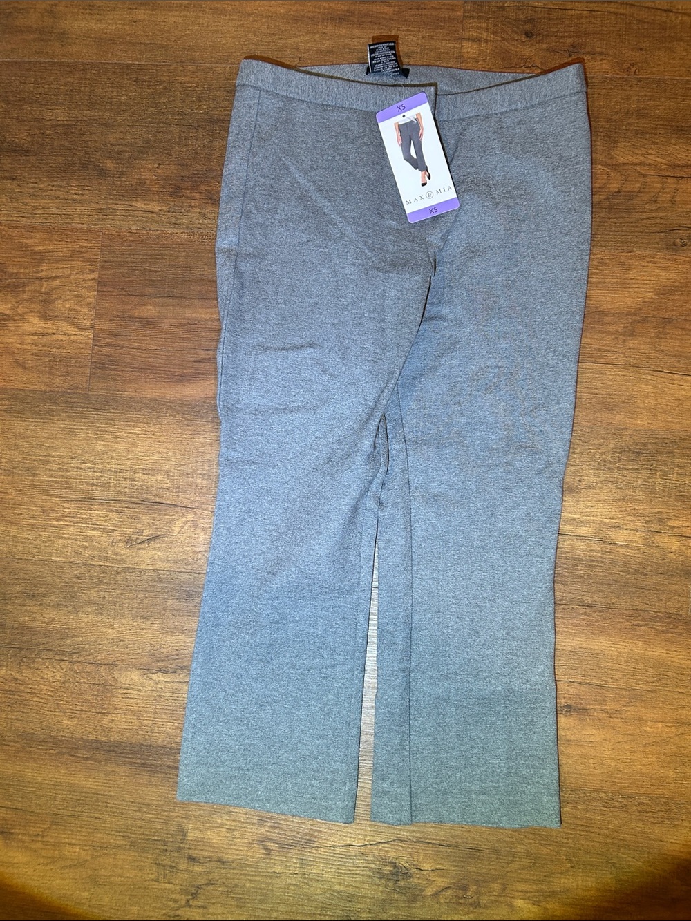 Max & Mia Gray Wide-Leg Women's Slacks